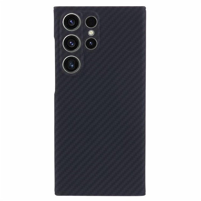 Aramid Fiber Case for Samsung Galaxy S24 Ultra Slim 1500D Carbon Fiber Texture Phone Cover