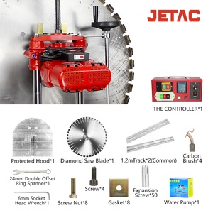 Microordenador de potencia de motor doble, guía <span class=keywords><strong>paralela</strong></span> de 1200mm, <span class=keywords><strong>sierra</strong></span> <span class=keywords><strong>Circular</strong></span> eléctrica de 8500W, máquina cortadora de pared de hormigón - Product Image 5