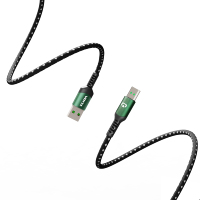 Kabel Micro USB TLIDA 1M untuk Ponsel, Pengisian Cepat 66W & Transfer Data Kecepatan Tinggi 480M/S, Bahan Nylon