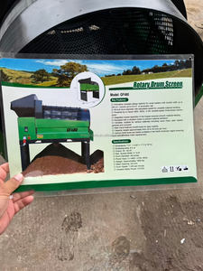 Mini-crible rotatif portable pour compost, terreau et gravier |   Petit tamis rotatif à tambour à vendre - Product Image 2