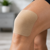Patch de moxibustion personnalisé aux herbes chinoises, autocollant chauffant à l'armoise pour le soulagement des douleurs articulaires, idéal pour les cliniques et les soins aux personnes âgées.