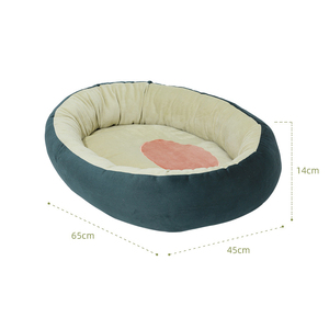 Lit pour animaux de compagnie de la série Avocado, lit pour chat et chien d'hiver entièrement fermé, yourte ronde confortable pour chat - Product Image 4