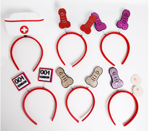 <span class=keywords><strong>Diadema</strong></span> de <span class=keywords><strong>pene</strong></span> Sexy para mujer, accesorios de despedida de soltera, <span class=keywords><strong>diadema</strong></span> de juegos de despedida de soltera y suministros de gafas, novedad - Product Image 2