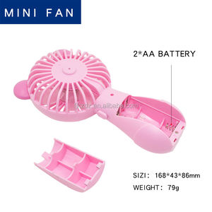 Mini ventilador portátil de dibujos animados para exteriores, aparato de ventilación de mano, eléctrico, para acampar - Product Image 3