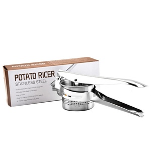 New Stainless Steel Press Potato Manual Potato Masher Kitchen Fruit Manual Juicer Lemon <b>Squeezer</b> - Product Image 2