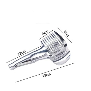 Wholesale <b>Kitchen</b> <b>Gadgets</b> Stainless Steel Onion Holder Potato Tomato Slicer Vegetable Fruit Cutter Safety Cooking <b>Tools</b> - Product Image 2