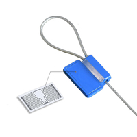 Scellé RFID ST-CS-WZP pour camion et remorque, scellé de sécurité métallique à boulon, étiquettes de câble étanches