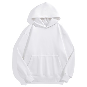 Sudaderas de otoño personalizadas de alta calidad para hombre, 500g, suéter suelto con forro polar de peso pesado, sudaderas con capucha de poliéster/algodón - Product Image 1