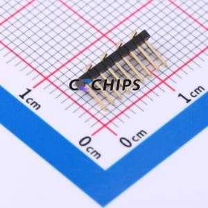 X1311WVS-09J-C40D42R1 Pin Header SMD,P=1.27mm Connector ( Pin Structure: 1x9P )( Pitch: 1.27mm )( Row Spacing: 1.27mm ) - Product Image 2