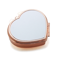 Boîte de rangement DIY par sublimation pour médicaments, sel, épices, vitamines, comprimés, sucre, miel, avec miroir et compartiment en forme de cœur