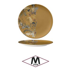 Assiette plate botanique couleur moutarde 26 cm Mod. Monaco M1934 - Product Image 4