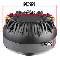 Haut-parleur de tweeter à 34 cœurs 8 Ohm 80W Film de titane Tweeter Driver Stage Treble Speaker Drive Head