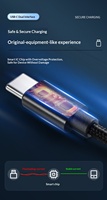 Câble de charge rapide PD 100W certifié CE, tressé en nylon anti-frayage, pour transfert de données haute vitesse, vente en gros d'usine