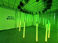 Treuil de contrôle Dmx, système cinétique avec tube de levage led RGB, treuil et tube de levage
