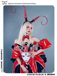 Kostum Klub Malam Gaun Pertunjukan Gogo Bar DS Badut Seksi Lucu Wanita - Product Image 4