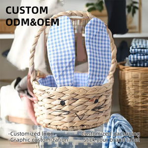 Commercio all'ingrosso giacinto d'acqua pasqua Bunny cesto da Vietnam tipo in piedi cesto di stoccaggio per articoli vari e <span class=keywords><strong>lavanderia</strong></span> <span class=keywords><strong>arredamento</strong></span> per la <span class=keywords><strong>casa</strong></span> - Product Image 5