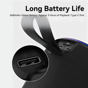 YENİ S7 Taşınabilir BT5.4 Hoparlör, 60W Çift Kablosuz Hoparlör, 2.0 Kanal, Derin Bas, 30 Saat Çalma Süresi, RGB Işıklar, Dış Mekan IPX7 Su Geçirmez - Product Image 6