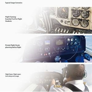 DF CRP-1  Plotter Azimutal Giratorio para Cálculo de Rutas, Distancia Náutica/Estatua, Planificación de Vuelos, Regla de Precisión - Product Image 4
