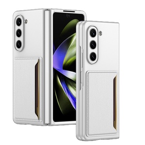 Housse en cuir et sac à cartes pour Samsung <span class=keywords><strong>Zfold</strong></span> 6 5 4, housse pliante de protection contre les chutes, nouveauté - Product Image 4