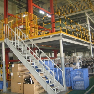 Oem מיסוך מערכת אחסון מורכבת תעשיית מתכת רצפה מזנין - Product Image 4