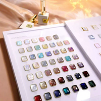 DANNY COLL 48 Couleurs Boîte Étoile Diamant Gel Magnétique Scintillant Réfléchissant, Kit de Vernis à Ongles Gel UV Sans HEMA à Dissoudre