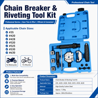 Kit de 18 outils universels pour l'évasement de conduites de frein hydrauliques, ensemble d'expanseurs de tubes à double évasement pour réparation de conduites de frein, outils manuels