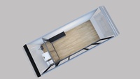 Apple Cabine Maison à vendre avec salle de bain Conteneur Maison Pliable Chambre Armoire de cuisine Allstar Acier Porte Portable Maison 20ft