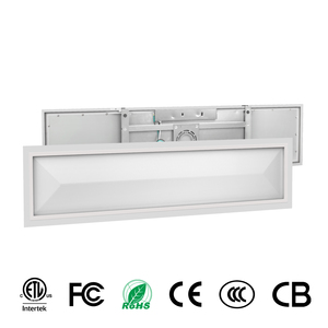 Plafonnier LED <span class=keywords><strong>COMI</strong></span> 20-40W 5CCT 1x4FT en aluminium ultra-mince à éclairage latéral, à montage en surface, dimmable avec veilleuse pour cuisine - Product Image 1