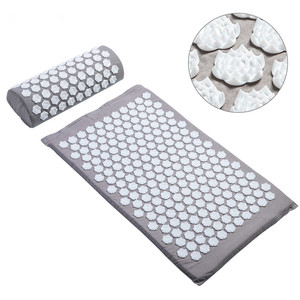 La acupresión aliviar espalda Dolor Spik Yoga Mat acupuntura con almohada acupuntura mat - Product Image 1