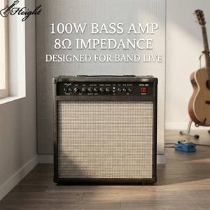 <strong>Bass</strong> Guitar <strong>Amplifier</strong> 100W Combo Amp Electric <strong>Bass</strong> <strong>Practice</strong> <strong>Amplifier</strong> HTB-100 - Product Image 2