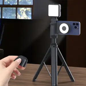 Snap on phone mount camera handle detachable BT shutter button bracket Phone Selfie Booster Camera Magnetic Phone Grip Holder