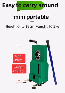 Mini Pressa Portatile per Tubi di Condizionatori Auto, Strumento di Riparazione per Pressare Tubi Sagomati da 3-7 Punti, Stampo in Ghisa - Product Image 5