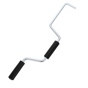 Nouveau <span class=keywords><strong>Enrouleur</strong></span> <span class=keywords><strong>de</strong></span> sangles portable à plat en acier inoxydable, manuel, 18 pouces, pour camions et remorques - Product Image 1