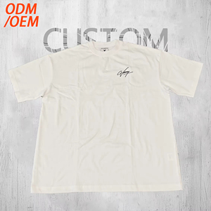 High Quality Cotton Custom T Shirt for Men <b>Blank</b> Heavy <b>Weight</b> Oversized Tshirt Printing Men's T-shirts - Product Image 1