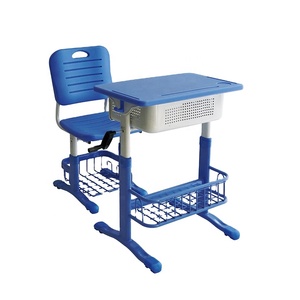 Conjunto de Mesa y Sillas Ajustables en Altura para Escuela <span class=keywords><strong>Primaria</strong></span>, Muebles Escolares, Escritorio de Estudio para Niños, para Uso en el Aula Escolar - Product Image 5