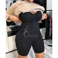 Vêtements de corps complets sans couture avec fermeture éclair sur le devant Vêtements de corps complets Fajas Colombianas Femmes Vêtements de corps complets Shaper Compression Fesses