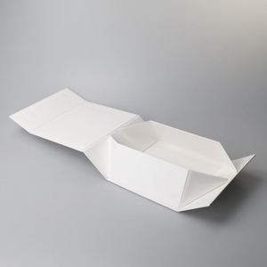 Closure Gift Box Lids Custom Rigid Cardboard <b>Boxes</b> Wrapping Gift Shoes Clothing Gift Packaging Magnetic Folding Box Spot UV Fur - Product Image 3