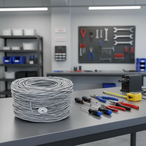 Cavo di Rete Cat6A STP Schermato in Rame Nudo Solido 1000ft/305m 23AWG per Esterni, Prodotto in Cina - Product Image 2