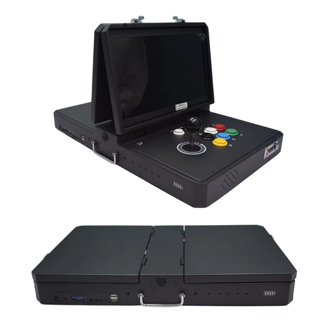 14 Inch Screen Portable Folding Two Players Arcade Game Box Arcade Video Game Console