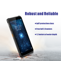 Tablet PC PDA Android 14 Baru 5.7'' 4G IP671D 2D Pemindai Barcode Sistem Manajemen Inventaris Genggam Tangguh 5000mAh