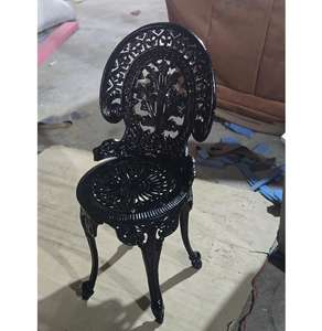 Conjunto de Muebles de Jardín Modernos de Metal, Resistentes al Agua, para Patio, Comedor, de Aluminio Fundido - Product Image 1