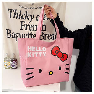 Bolsos de Lona de Poliéster y Algodón Impermeables de Gran Capacidad, Bonitos y Duraderos, los Más Populares del 2025, Bolsos de Hombro Personalizados para Niños - Product Image 3