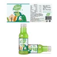 Etiquetas Termoencogibles de PVC para Botellas de Cosméticos, con Diseño de Bebidas y Logotipo Personalizado del Fabricante