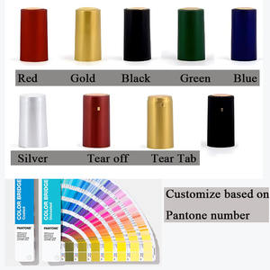 올리브 오일 병 사용 상단 씰 캡 열 수축 날실 병 캡 도매 상단 씰 <span class=keywords><strong>PVC</strong></span> 수축 슬리브 병 캡슐 - Product Image 5