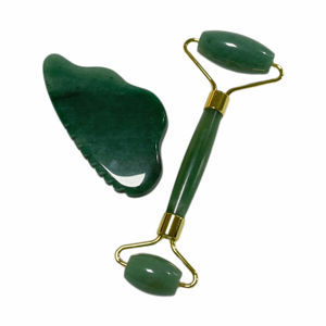 เครื่องนวดหน้าทำจากหยก Aventurine อุปกรณ์นวดเพื่อเพิ่มความสามารถในการอ่านให้ใบหน้าจากจีน - Product Image 5