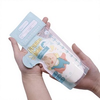 Pochette Doypack personnalisée en PET/PE avec fermeture éclair, sans BPA, de qualité alimentaire, aseptique, pour le stockage du lait maternel, les aliments pour bébés et les aliments pour animaux de compagnie, ainsi que le sucre