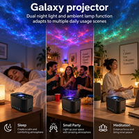 Lampe de scène galaxie colorée, projecteur laser RGB, éclairage d'ambiance LED pour décoration intérieure de fêtes et événements