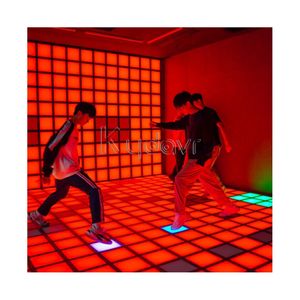 Juego Interactivo <span class=keywords><strong>Escape</strong></span> Active, Piso de Rejilla de Píxeles LED, Baldosas de 25 cm, Arena de Habitación, Activar Luz LED, Juegos de Piso Lava - Product Image 3