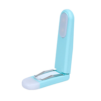 Nuevo diseño lindo 3 colores de luz LED USB recargable libro luz brillo ajustable marcapáginas luz de lectura en la cama