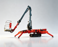 Plateforme élévatrice de chantier, moteur diesel, peinture murale, entretien des espaces verts, capacité de charge 120-230 kilogrammes, hauteur de travail 27 m